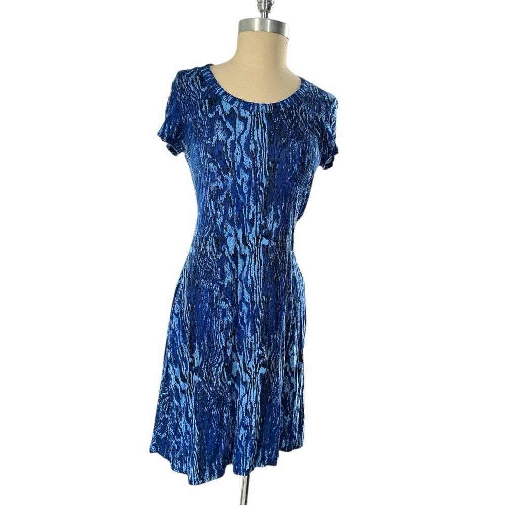 Premise Blue Sheath Midi Dress Casual